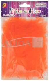 Feathers Orange (P-081) 10-12cm pack.50pcs.