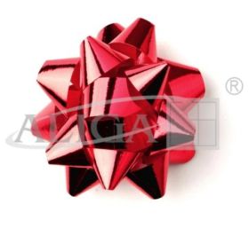 Rosette 3" ROZ-75-CZ 7,5cm.pack.12pcs., Red