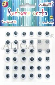 Googly eyes MT-6406 (130) 10 mm