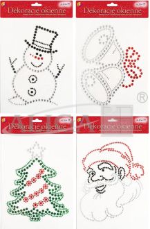 Witraż WBK-4201 z brokatem i kryształkami PROM