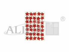 Gwiazdki styropianowe brokatowe BGG-02 czerwone 2cm,