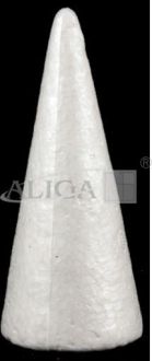 Christm.tr.toy BST-25 Styrof. Cone 25cm.pack.6