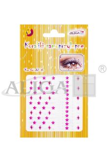 Dżety JET-9214 kryształki samoprzylepne, mix wzorów i kolorów, blist. 9x9,5cm