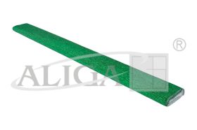 KDM-404 zielona metalizowana bibuła dekoracyjna, karbowana PROM