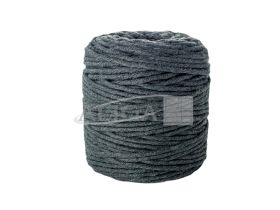Sznurek bawełniany do makramy SBK-17 antracytowy 5mm x 100m (splot 21 nitek)