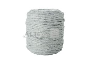 Sznurek bawełniany do makramy SBK-20 szary 5mm x 100m (splot 21 nitek)