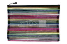 Saszetka materiałowa SZS-3928 z suwakiem, rozm. 39x28,5cm