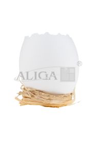 Jajka plastikowe WPJ-0161 gęsie, kolor biały, rozm. 8cm, op. 4szt.