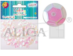 Metallised sequins MT-0209(85)White 10 g.