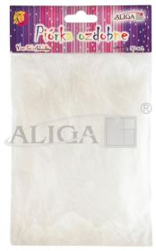 Feathers White (P-002) 10-12cm Pack. 50pcs.