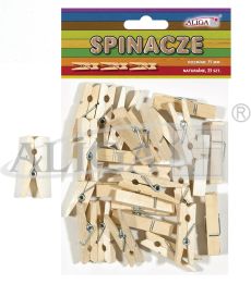Spinacze SPIN-0722 bezbarwne op.25szt. 35mm