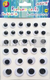 Ruchome oczka MT-5840 (146) mix rozm.