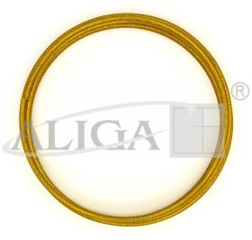 Drucik aluminiowy DA-3586 karbowany zł. 2mm x 2m