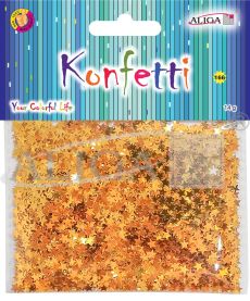 Konfetti MT-4194 złote gwiazdki op.14g