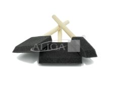 Pędzelki gąbkowe PG-3455 Rozm.2,5cm,5cm,7,5cm.Op.3 szt. 