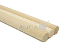 Drążek drewniany DD-5022 naturalny, op.3 szt., śr. 22 mm, dł. 50 cm.
