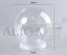 Kula plastikowa ABS-10 z podstawką, rozm. 10,5cm, op 4szt.