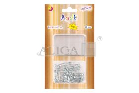 Agrafki AGR-6040 srebrne, rozm. 22mm, op. 50szt.