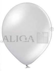 Balony BAL23-302M metal., kolor srebrny, rozm. 23cm, op. 100szt.