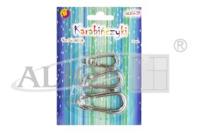 Karabińczyki PH-2639 op. 3szt., rozm: 3cm, 5cm i 6cm