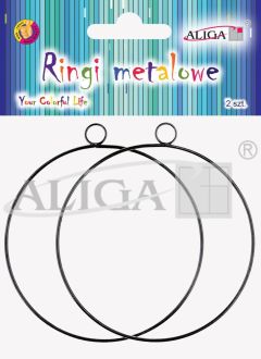 Ringi metalowe RBK-5501 do powieszenia, rozm. 8cm, gr. 1,5mm, op. 2szt. PROM