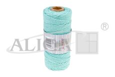 Sznurek bawełniany SBW-114 miętowy 3mm 100m (splot 21 nitek)