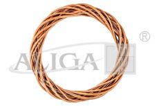 Ring wiklinowy WBR-2134 ciemny, rozm. 30cm