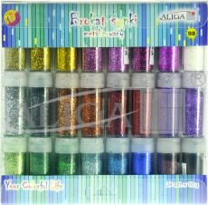 Brokat MT-0222(98)metal. bio 10g.24 kol.