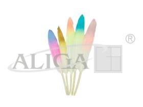 Piórka PD-3271 mix kolor 13cm.,op.10 szt. PROM