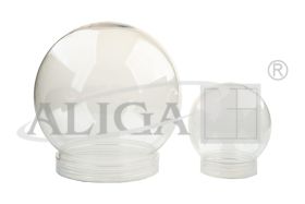 Kula plastikowa ABS-1847 z podstawką, op. 2szt.: rozm. 8cm i 14cm