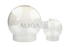 Kula plastikowa ABS-1847 z podstawką, op. 2szt.: rozm. 8cm i 14cm