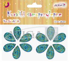 Dżety JET-3096 kryształki samoprzylepne łezki 2,8x1,6cm PROM
