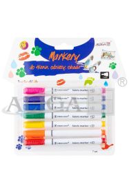 Markery MK-1045 do tkanin, odzieży i obuwia, op. 7szt.