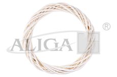 Ring wiklinowy WNR-2103 biały, rozm. 40cm