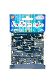 Perełki na żyłce WSP-4573 rozm. 3mm i 8mm, dł. 3m