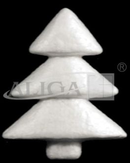 Christm.tr.toy BCH-08 Tree styrof.8,5cm 12pcs.