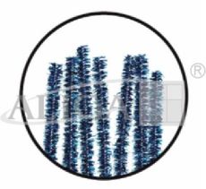 Druty pluszowe DPK-09 metalizowane niebieskie