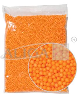 Kulki styropianowe KSK-5-1263 pomarańczowe 4mm ,10g.