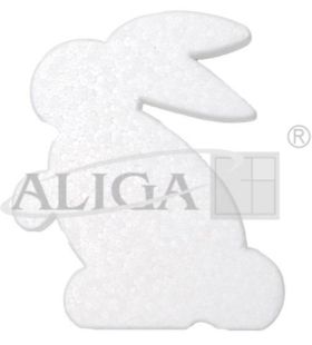 Królik styropianowy płaski BKP-9312 op.6szt 14cm x 11cm x 2cm PROM