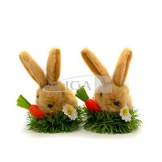Króliczki dekoracyjne WPK-8505 - 8 cm. 1 box zawiera 2 szt. 