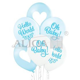 Balony BN06-588 - Dla chłopca - op. 6 szt. PROM