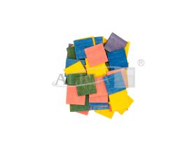 Kostki PK-2205 mix kolorów, op. 50 szt., rozm. 25 x 25 x 1,3 mm PROM