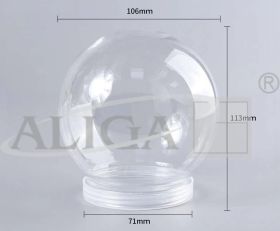 Kula plastikowa ABS-10 z podstawką, rozm. 10,5cm, op 4szt.