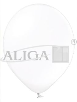 Balony BAL27-303M metal., kolor biały, rozm. 27cm, op. 100szt.