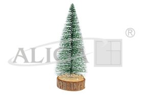 Choinka z tworzywa CHP-15 na drew. podstawce. rozm. 15cm, 1szt.