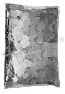 Konfetti KN-8648 srebrne, rozm. 10mm, op. 250g PROM
