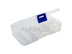 Pudełko plastikowe PUD-9914 organizer z 10 przegródkami, wym.13x6,5x2cm