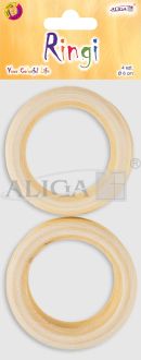 Ringi drewniane RD-2075 6cm op.4szt.