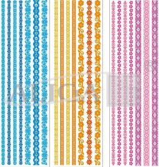 Easter stickers strips for decoration FG-401/2