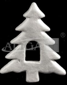 Christm.tr.toy BCH-16 Tree styrof.16cm 6pcs.